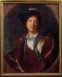 Porträt von Bernard Le Bouyer (Le Bovier) de Fontenelle (1657-1757), französischer Schriftsteller von Hyacinthe Francois Rigaud
