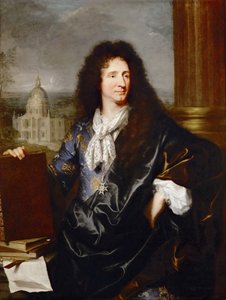 Porträt von Jules Hardouin-Mansart 1646-1701 von Hyacinthe Francois Rigaud