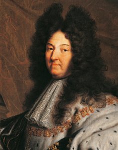 Porträt von Ludwig XIV. von Frankreich, bekannt als Ludwig der Große oder der Sonnenkönig, Gemälde von Hyancinthe Rigaud