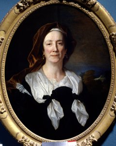 Porträt von Marie Serre, Mutter des Künstlers von Hyacinthe Francois Rigaud
