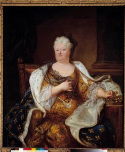 Porträt der Prinzessin Palatine Charlotte Elisabeth von Bayern von Hyacinthe Francois Rigaud