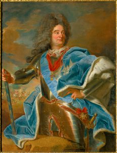 Porträt des Marschalls von Villars (1653-1734), Marschall von Frankreich. Gemälde von Hyacinthe Rigaud. Schloss Vaux-le-Vicomte von Hyacinthe Francois Rigaud