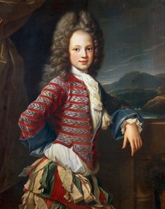 Schottischer Prinz, von Hyacinthe Rigaud (1659 - 1743) von Hyacinthe Francois Rigaud
