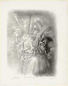 Galvina, aus Sammlung von Studienköpfen von Hyacinthe Louis Aubry Lecomte