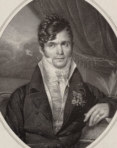 Porträt des Dirigenten und Komponisten Gaspare Spontini 1774-1851, 1824 von Hyacinthe Louis Victor Jean Baptiste Aubry