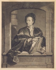 Doktor Claude Deshais Gendron, graviert von J. Daulle, ca. 1737 von Hyacinthe Francois Rigaud