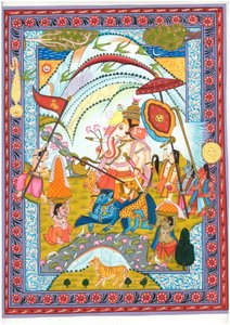 Ganesha Göttliche Prozession