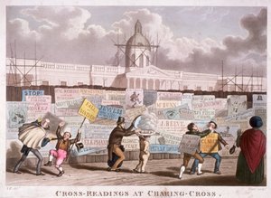 Querlesungen am Charing-Cross, London, 1835 von IP