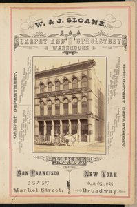 W. und J. Sloane Teppich- und Polsterwarenlager, San Francisco