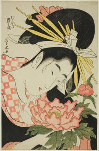 Die Kurtisane Somenosuke von Matsubaya