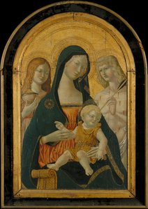 Madonna und Kind mit den Heiligen Maria Magdalena und Sebastian