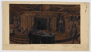 Im Hintergrund, das Frühstück der Bergleute, 1866