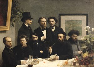 Eine Ecke des Tisches