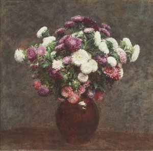 Astern in einer Vase von Ignace Henri Jean Fantin Latour