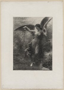 An Eugene Delacroix, 1890 von Ignace Henri Jean Fantin Latour