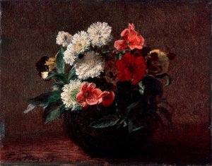 Blumen in einer irdenen Vase, 1883