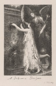An Johannes Brahms, 1900 von Ignace Henri Jean Fantin Latour