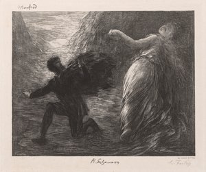 Manfred und Astarté, 1879 von Ignace Henri Jean Fantin Latour