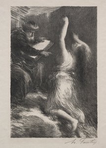 Parsival, Akt II: Evokation von Kundry von Ignace Henri Jean Fantin Latour