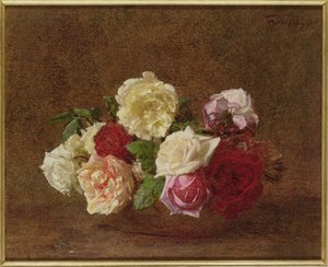 Rosen in einer Schale, 1884