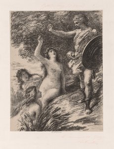Siegfried und die Töchter des Rheins, ca. 1880