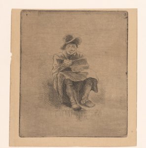 Lesender Mann von Ignace Joseph de Claussin (attributed to)