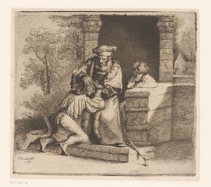 Heimkehr des verlorenen Sohnes von Ignace Joseph de Claussin (attributed to)