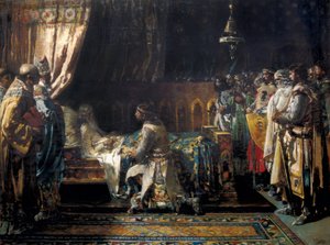 Die letzten Momente von König Jakob I., genannt der Eroberer