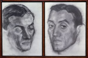 Porträt von Ramon Perez de Ayala (1888–1962) Schriftsteller und Journalist – Zeichnung – Generation von 1914 von Ignacio Zuloaga