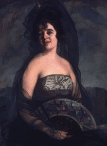 Die Dame mit dem Fächer von Ignacio Zuloaga y Zabaleta