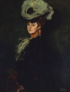 Porträt von Annie Bourdin – 1906 – Öl auf Leinwand – 101 × 78 cm von Ignacio Zuloaga y Zabaleta