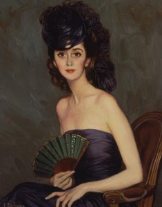 Señora de Patiño (La Durcal) von Ignacio Zuloaga y Zabaleta