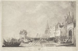 Ankunft von Napoleon und Josephine in Antwerpen, 1803