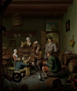 Der Fischmarkt in Antwerpen von Ignatius Josephus van Regemorter