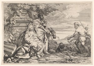 Ruhe auf der Flucht nach Ägypten