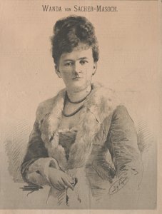 Schriftstellerin Wanda von Sacher-Masoch, geb. Angelika Aurora Rümelin, 1879 von Ignaz Eigner