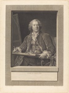 Carle Vanloo von Ignaz Sebastian Klauber after Pierre Le Sueur