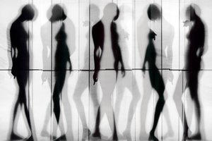 Verschwommene Silhouetten von Igor Shrayer