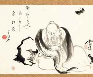 Zhuang Zi träumt von einem Schmetterling von Ike no Taiga