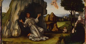 Der heilige Franziskus empfängt die Stigmata