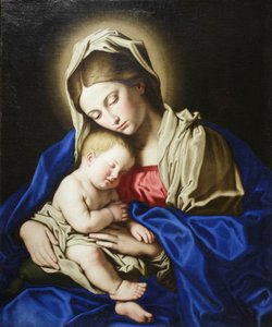 Madonna und Kind, c.1638 von Il (1609 85) Sassoferrato