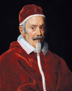 Porträt von Papst Clemens X von Il  Baciccio