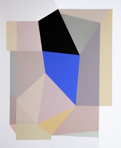 Blau Schwarze Geometrie von Ildefonso Martín