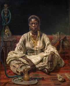 Schwarze Frau