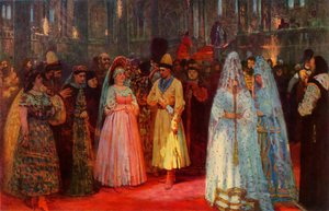 Die Wahl der Braut des Zaren, 1884, 1965 von Ilya Efimovich Repin