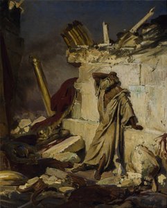 Jeremia beklagt die Zerstörung Jerusalems, 1870