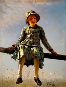 Libelle. Porträt der Tochter des Künstlers von Ilya Efimovich Repin