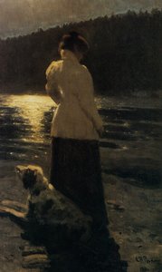 Mondnacht, 1896 von Ilya Efimovich Repin