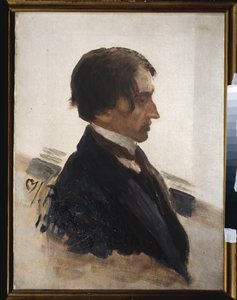 Porträt des Künstlers Isaak Brodsky