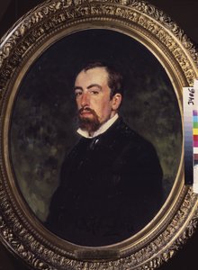 Porträt von Vassili Polenov von Ilya Efimovich Repin